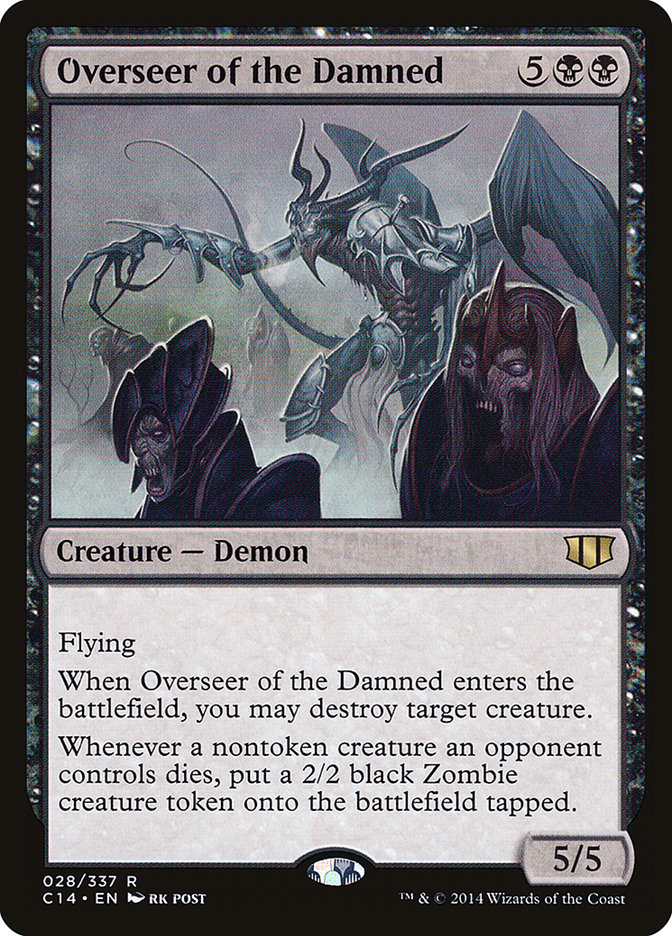 Magic Commander 2014-1x  Xathrid Demon Mythic