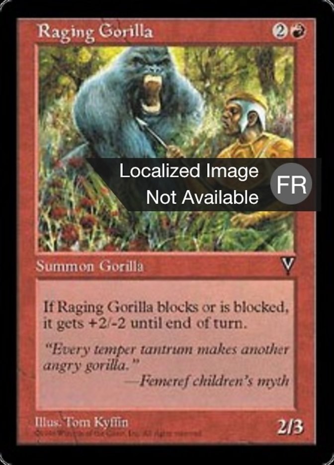 Gorille enragé