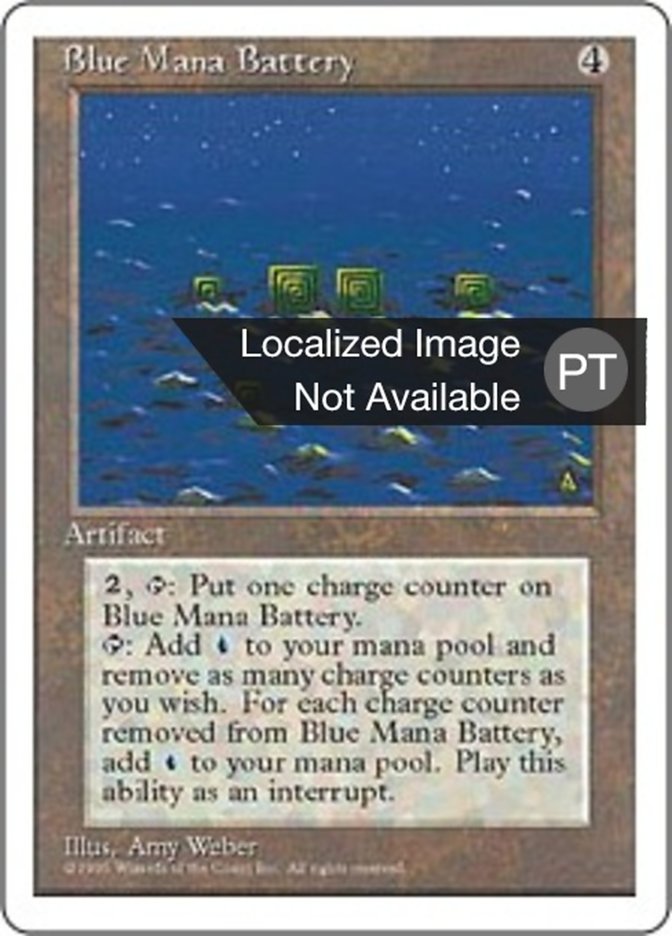 Bateria de Mana Azul