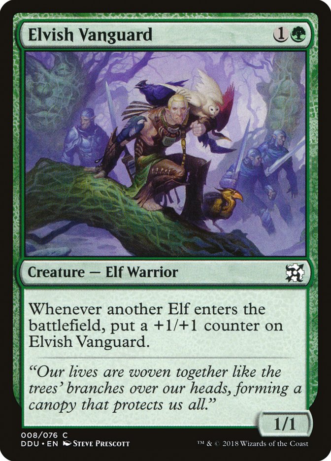 - Elves vs 017/076 4 x Leaf Gilder Inventors Common
