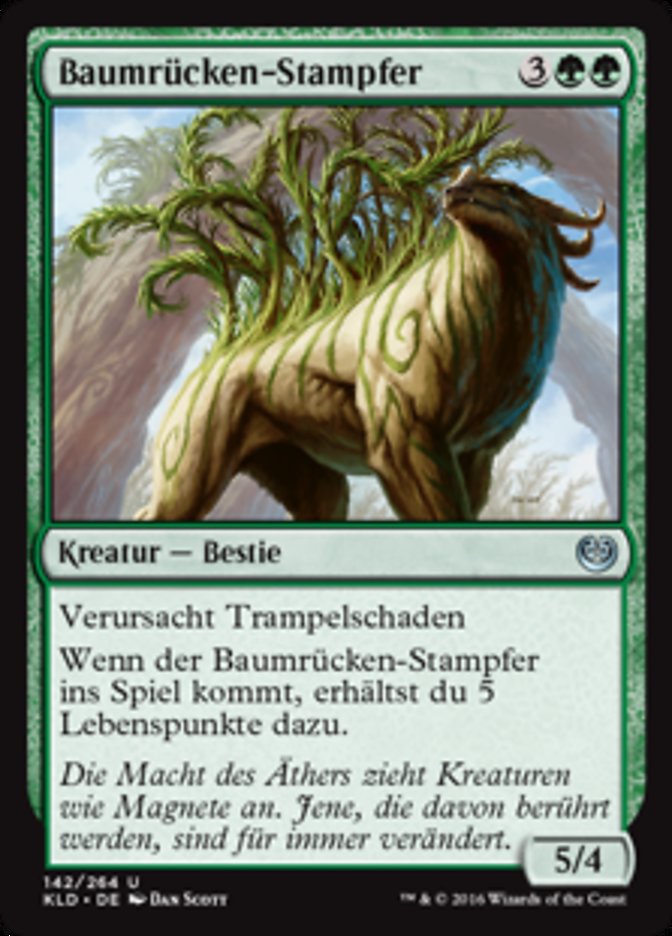 Baumrücken-Stampfer