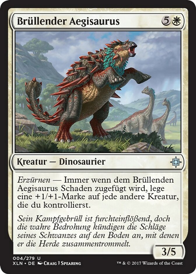 Brüllender Aegisaurus