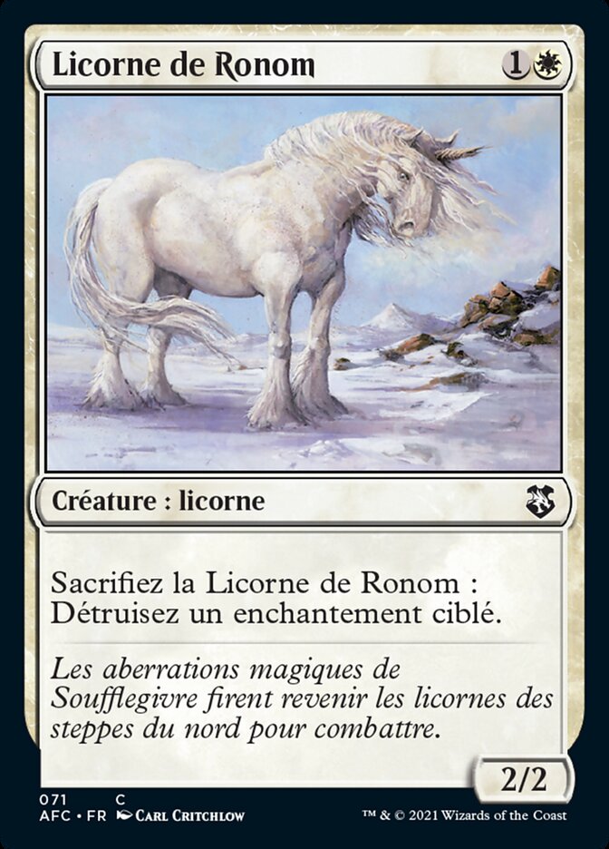 Licorne de Ronom