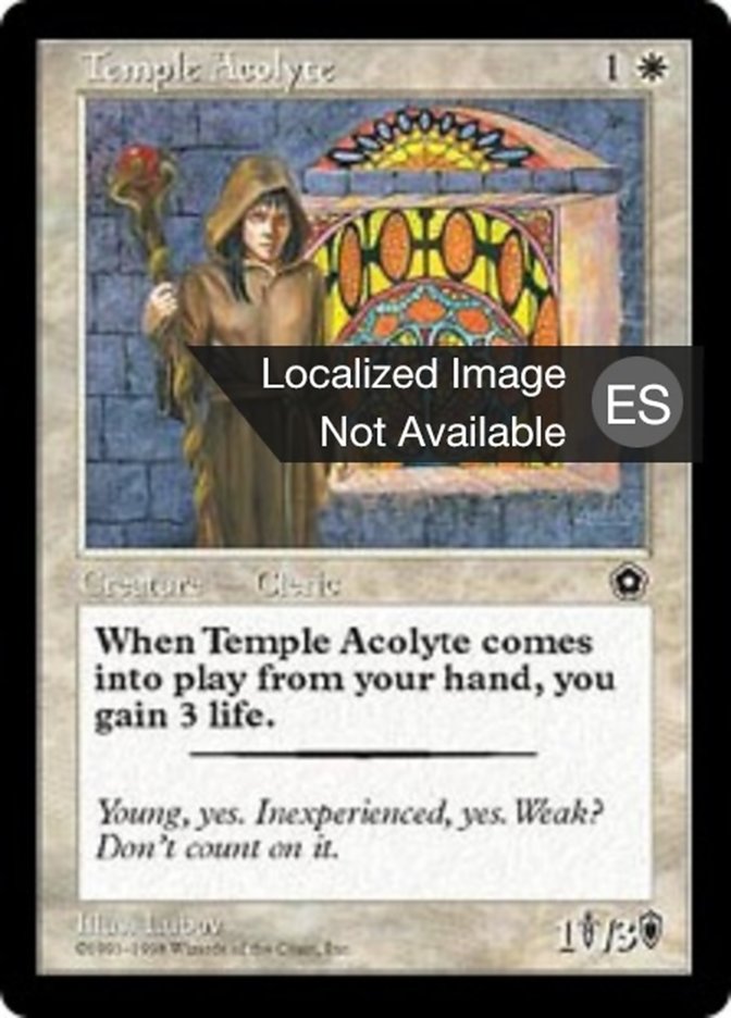 Acólito del templo