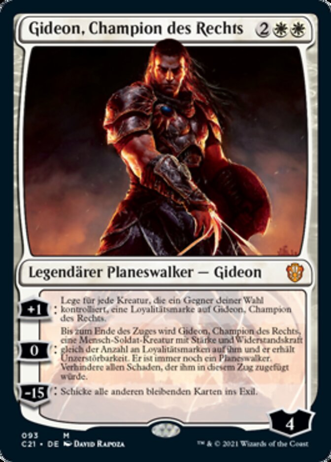 Gideon, Champion des Rechts