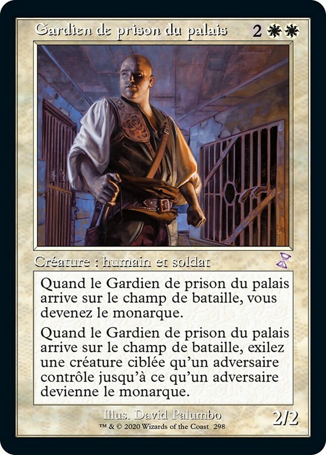 Gardien de prison du palais