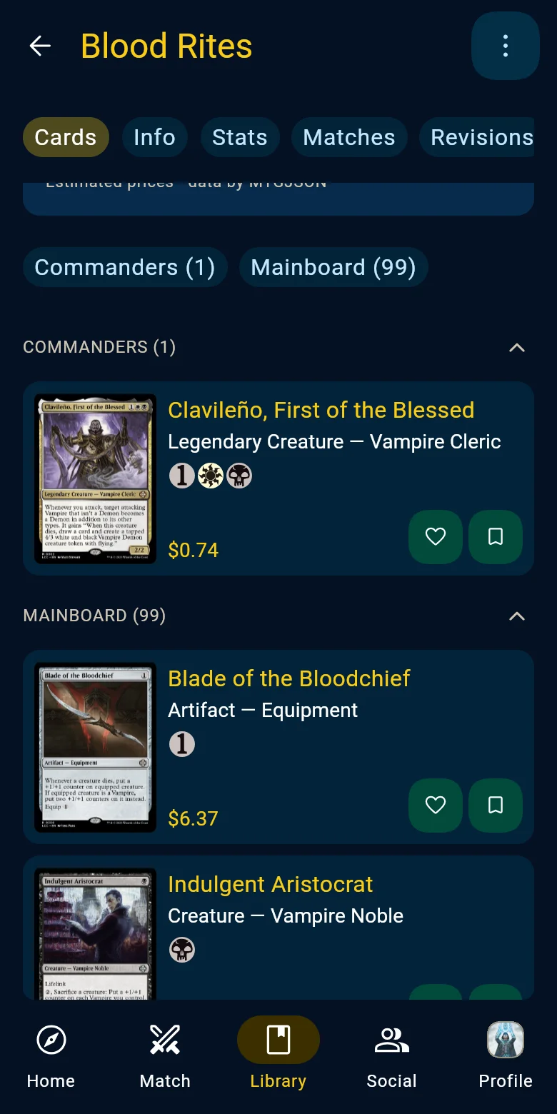 The same deck on a phone